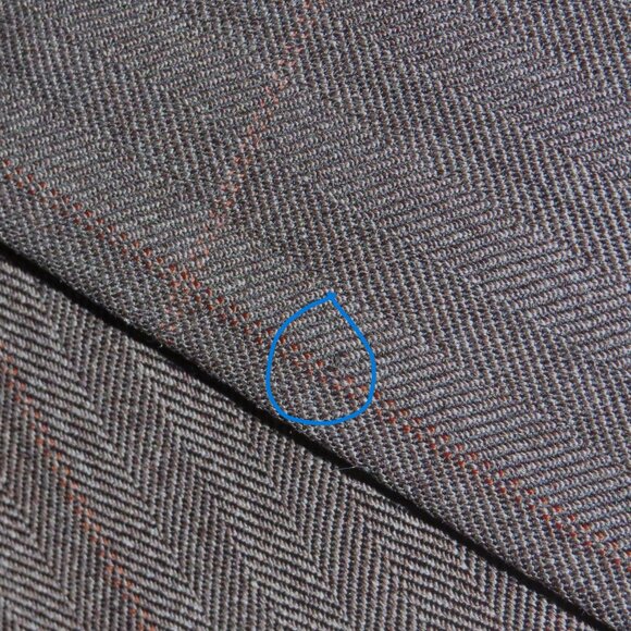 Anderson & Sheppard Savile Row Bespoke Brown Herringbone Sport Coat 42R - Picture 5 of 16